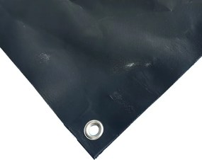 JAGO Plachta 650 g/m², hliníkové oká, antracit, 3 x 5 m