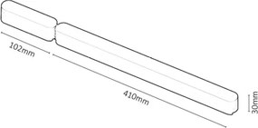Rabalux 70205 - Nap. zdroj pre svietidlá v liš. sys. LiTrack 180W/24V 10,2+41 cm