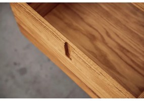 Nízka komoda z dubového dreva 142x84 cm Pola - The Beds