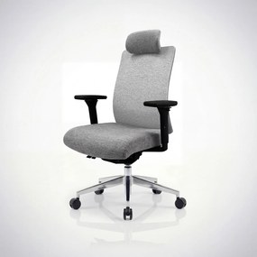 Ergonomická kancelárska stolička sivá VECTOR