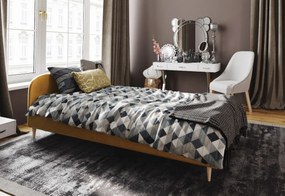 Čalúnená posteľ LOFT + rošt, 90x200, itaka 16