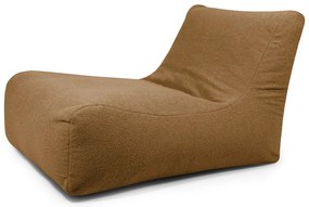 Hnedý sedací vak z textílie buklé Lounge 100 – SLOWDOWN