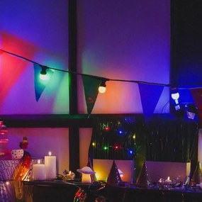 DECOLED Žiarovka LED, žltá, pätica E27