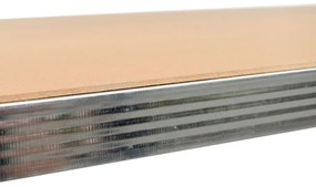 Regál CONOR 180x90x30 cm strieborný