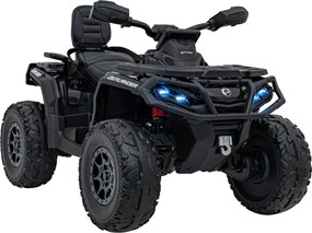Ramiz Štvorkolka Can Am Outlander ATV na diaľkové ovládanie čierna