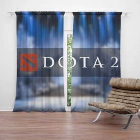 Sablio Záves DOTA 2 Modrá: 2ks 140x250cm