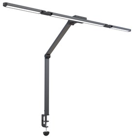 Stolná LED lampa CLARIO, svorka, diaľkové ovládanie