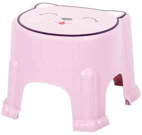 Hatu Detská plastová stolička Mačka ružová,, 29,6 x 20,5 x 26 cm | BIANO