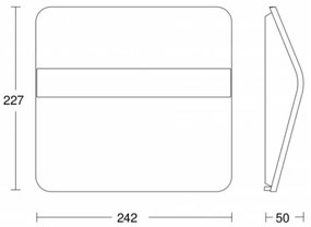 STEINEL 007140 - LED solárne domové číslo XSolar LH-N LED/0,03W nerez IP44