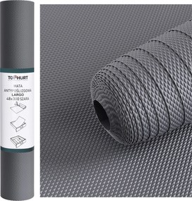 Protišmyková podložka do zásuvky LARGO 48 x 300 cm - šedá