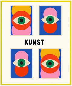 Nástenná dekorácia v ráme Kunst