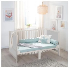 roba Kombinovaná detská postieľka Easy Sleep, 70 x 140 cm (prírodná sivá)  (100396996)