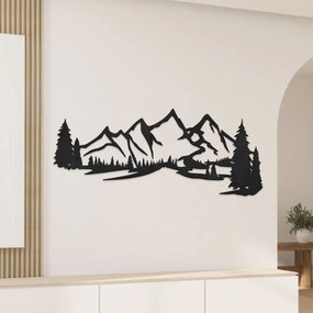 Drevený obraz na stenu - Les a hory | REHORA: HDF - Javor 55 x 20 cm 4658-109477 HDF0414-akcia20
