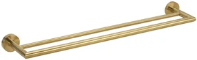 Sapho Sapho, X-ROUND GOLD dvojitý držiak uterákov, zlatá matná, XR401GB