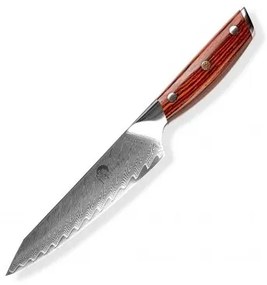 DELLINGER  Rose-Wood Damascus nůž Utility 5" (130mm)