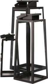 Set troch lampášov čierny LUC302 (3 ks)