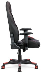 BONTEC Herné kreslo, hojdací mechanizmus, čierna látka, KA-F07 RED Farba: Čierna