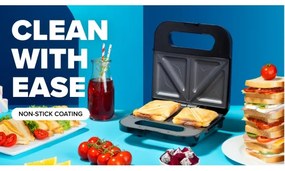 Niceboy ION Snacker S1 - Toustovač 750W/230V matný chróm/čierna