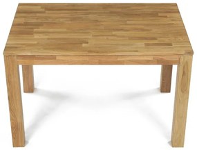 Autronic BONTEC Jedálenský stôl 120x120cm, masív, prírodný, DS-H120 DUB Farba: Prírodné