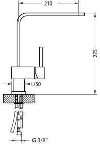 ALVEUS 1134830 - Drezová batéria LAGUNA 28,6 cm monarch meď