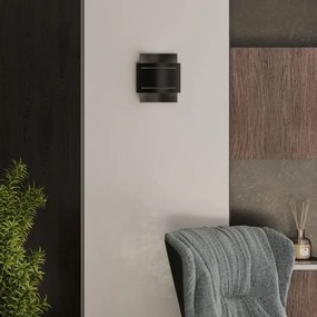 Sollux SL.0981 - Nástenné svietidlo HESTIA 1xG9/40W/230V čierna