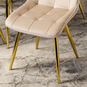 PROXIMA.store - Čalúnená jedálenská stolička CARO FARBA: sivá