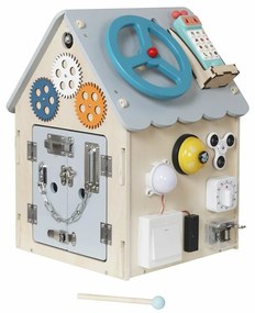 2Kids Toys Activity board Domček, sivá