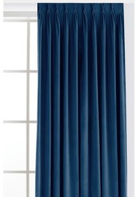 Modrý zamatový dimout záves 265x250 cm Velto – Filumi
