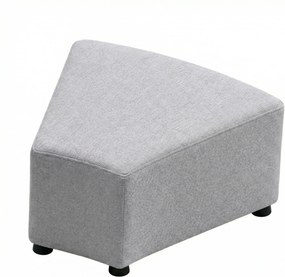 Sedačka LEA, trojuholník, svetlo sivá