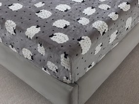 XPOSE® Mikroplyšová plachta OVEČKA Exclusive 90x200 cm