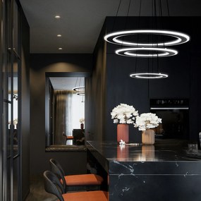 Toolight Toolight, LED stropné osvetlenie 46cm, G040-3CP, čierna, OSW-06307