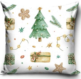 Velúrová obliečka na vankúš TREE 40x40cm