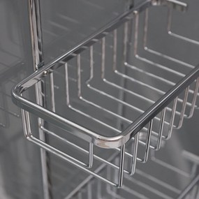 Roth Závesná polička SHELF UNI do sprchovacieho kúta ROTH-Variant: rozmery: 75x25 cm, povrchová úprava: chróm - (SHELF UNI - 8000279)