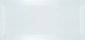 Obklad Ribesalbes Chic Colors blanco bisel 10x20 cm mat CHICC1347