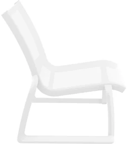 PACIFIC LOUNGE záhradné kreslo bez podrúčok white