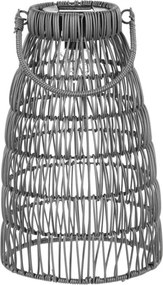 Set dvoch solárnych lampášov sivý PLA102 GREY (2 ks)