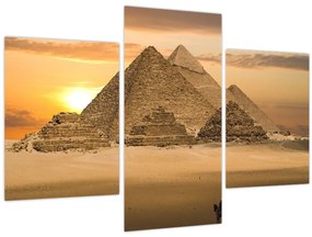 Obraz - Pyramídy (90x60 cm)