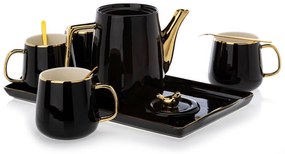 Čajový/kávový set Noah Black Gold