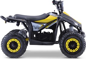 Ramiz Štvorkolka na batérie HIPERFECT žltá 35km/h + 1000W motor + Nafukovacie kolesá + Nastavenie sedadla