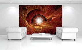 Fototapeta - Zlaté abstraktné Supernova (152,5x104 cm)