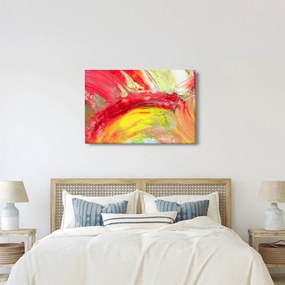 Obraz abstrakcie - maľba (90x60 cm)