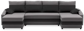 Rozkladacia sedačka do U WELDA, 302x75x138,haiti 14/haiti 17