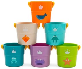 Hrnčeky na hranie Baby Mix, 6 ks