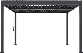 Bioklimatická pergola INTRO DUO 4x4m, hliník, voľne stojaca