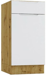 Kuchynská skrinka Isabel D40S/1 P/L sivá/artisan