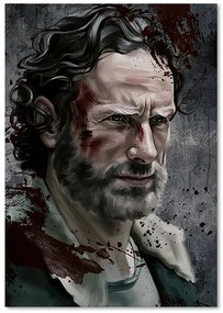 Gario Obraz na plátne The Walking Dead, Portrét Ricka Grimesa - Dmitry Belov Rozmery: 80 x 120 cm