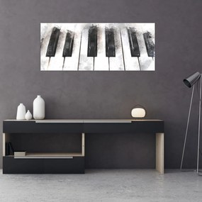 Obraz - Piano, aquarel (120x50 cm)