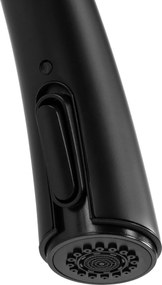 Rea Ross, stojanková drezová batéria h-430, čierna matná, REA-B5313