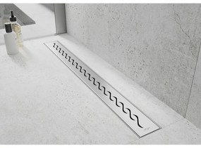 Mexen Flat nerezový sprchový žľab 70 cm vzor M18, 1023070-15