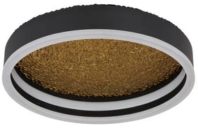 Globo 48460-24 - LED Stropné svietidlo HEDI LED/24W/230V pr. 30 cm čierna